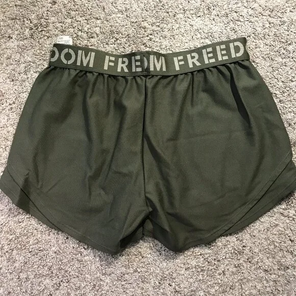 Under Armour Freedom OG Green Running Shorts - Picture 3 of 5